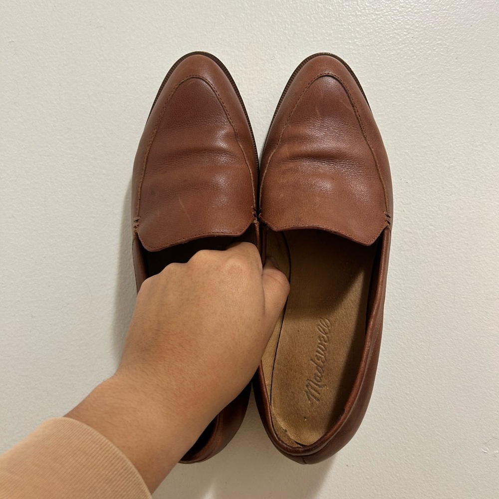 Madewell Brown Leather Loafers